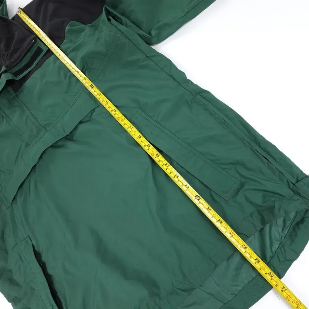 NORTH FACE Windbreaker Jacket Packable Hoodie Gorpcore Forest Green Men Medium